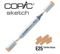 Marqueur À L'alcool Copic Sketch E25 Caribe Cocoa