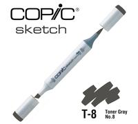 Marqueur À L'alcool Copic Sketch T8 Toner Gray No.8