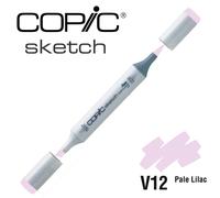 COPIC Sketch V12, Pale Lilac, Twin Marker avec Une Pointe mi-Large et Une Pointe Brush