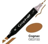 Marqueur à l'alcool graph'it 3150 cognac - graph it Marron G