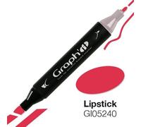 Graph'it Marqueur à double pointe à l'alcool – 5240 Lipstick Rouge G