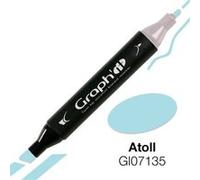 Marqueur à l'alcool graph'it 7135 atoll - graph it Bleu
