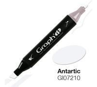 Graph'it Marqueur à alcool 7210 Antarctique - double pointe - Blanc G