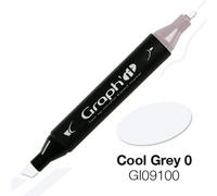 Marqueur Graph'It à double pointe - Gris froid 0 Gris G