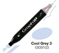 Marqueur à l'alcool graph'it 9103 cool grey 3 - graph it Gris G