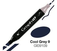 Marqueur Graph'It à double pointe - Gris froid 9 Gris G