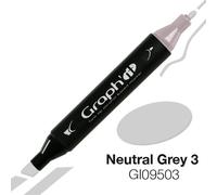 Marqueur Graph'It à double pointe - Gris neutre 3 Gris G