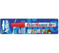 Marqueur à peinture Artline 400XF marqueur indélébile pointe ronde 2,3 mm emballé par 12 pièces rouge Limit ART400RE