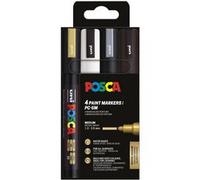 Marqueur à pigment PC-5M, étui de 8, couleurs chaudes