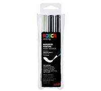 Marqueur à pigment PCF-350, étui de 3, assorti