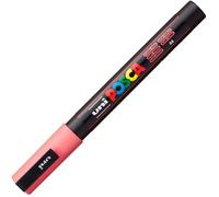 uni-ball Marqueur Uni Posca 186527 – Pointe ogive fine 0,9–1,3 mm – Rose corail
