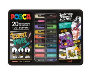 Marqueur à pigment STREET VIBES, mallette métal de 20