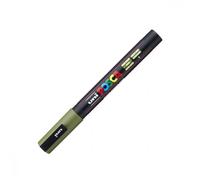 Uniball POSCA 202325000 0.9-1.3 mm Fine Bullet Tip Marker - Khaki Green