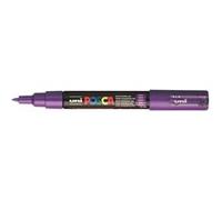 Uni Mitsubishi Pencil - Marqueur Posca PC-1MC Pointe conique extra-fine 0,7-1 mm Violet / prune