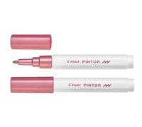Marqueur à pointe fine Pilot Pintor Rose métal Rose G