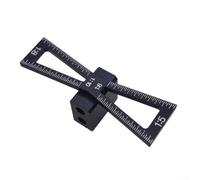 Marqueur à queue d'aronde en alliage d'aluminium avec rapport de 1, 5 et 1, 8 pour le marquage du bois dur et du bois tendre et résistant à l'usure (type B)