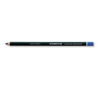 Marqueur à sec - STAEDTLER - Lumocolor permanent glasochrom - Bleu - Pack de 12 pièces - Résistant à l'eau