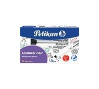 Pelikan Marqueur à tableau blanc 742, pointe biseautée, noir Noir G