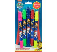 Marqueur à tampon 2 en 1 PawPatrol 5 Feutres de coloriage