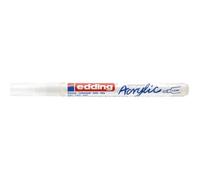 Marqueur acrylique fin - EDDING - 5300 - Blanc - Pointe 1-2 mm - Résistant à l'eau et aux UV