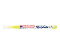 Marqueur acrylique fin - EDDING - 5300 - Jaune fluo - Pointe fine 1-2 mm
