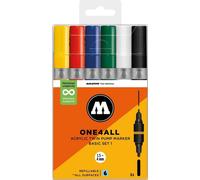 Marqueur acrylique Molotow One4All 227HS Acrylic Twin Basic Set 1