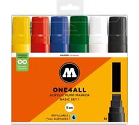 Marqueur acrylique Molotow One4All 627HS Basic Set 1