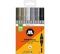 Marqueur acrylique Molotow One4All Acrylic Twin Grey Set