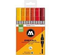Marqueur acrylique Molotow One4All Acrylic Twin Hot Set