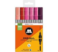 Marqueur acrylique Molotow One4All Acrylic Twin Pink Set