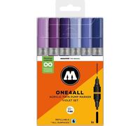Marqueur acrylique Molotow ONE4ALL Acrylic Twin Violet Set