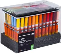 Marqueur acrylique Molotow ONE4ALL Complete Set 2 mm 74 teintes