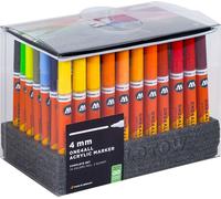 Marqueur acrylique Molotow ONE4ALL Complete Set 4 mm 74 teintes