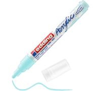 Marqueur acrylique moyen - bleu pastel - 1 feutre acrylique imperméable - pointe ronde 2-3 mm - peinture acrylique pour peindre sur la toile, le papier kraft, le bois et la pierre