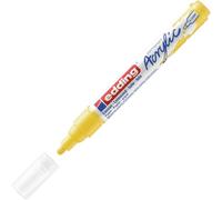 Marqueur Acrylique Moyen - Jaune - 1 Feutre Acrylique Imperméable - Pointe Ronde Moyenne 2-3 Mm - Peinture Acrylique Pour Peindre Sur La Toile, Le Papier Kraft, Le Bois Et La Pierre