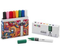 Marqueur Acrylique, Multicolore, 8 Unità (Confezione Da 1)[Z4362]