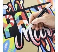 Marqueur acrylique paint marker Lumocolor, noir