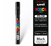 Marqueur acrylique Uni Feutre PC-3M Couleurs Pointe fine 0,9-1,3 mm Peinture Graffiti Anime Publicité Art Dessin Stylo Retour à l'école Taille Unique,3 pièces,5 piècesPolypropylène