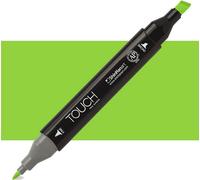 Marqueur alcool double face Fine & Chisel TOUCH, GY234 Vert feuille