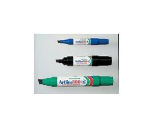 Marqueur Artline 100 pointe feutre acrylique biseautée 7,5/12mm rouge