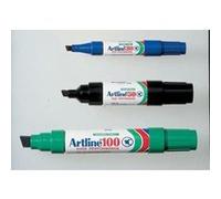 Marqueur Artline 100 pointe feutre acrylique biseautée 7,5/12mm vert Vert G