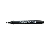 Marqueur artline calligraphie largeur trait 3mm pointe fibre encre base eau sans xylène prise ergonomique coloris noir
