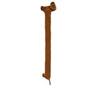 Marqueur au crochet - Handmade Dog Book - Marker de page souple | Design amusant d'animaux marrons pour étudiants, enseignants, marqueurs de point de teckel pour lecture
