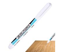 Marqueur blanc à long nez - Trou profond de 20 mm pour charpentier et | Pointe extra longue de 20 mm, corps portable de 4.53in / 11,5 cm (poids net de 10 g), imperméable et à séchage rapide à base