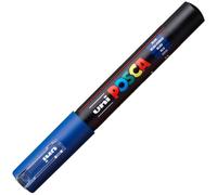 MARQUEUR BLEU FONCÉ POINTE EXTRA FINE 0, Bleu, turquoise, ciel