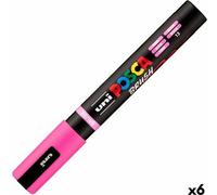 Marqueur BRUSH POSCA PC-5BR Rose (6 pièces)