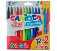 Marqueur - CARIOCA - Joy - 12 couleurs - 14 cm
