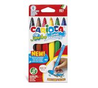 Marqueur carioca jumbo c/6 couleurs - pointe épaisse