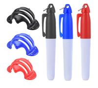 Marqueur Chromé Pour Balles De Golf Triple Piste 3 Lignes + 2 Marqueurs, Outil De Positionnement Pour Le Golf En Plein Air, 1 Pièce