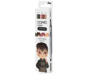 Marqueur ciao, set de 3 'Warm Palette'